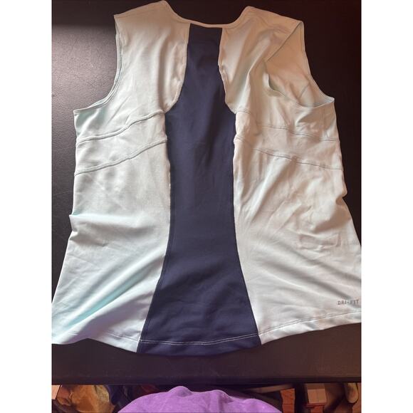 Nike Women's One Classic Dri-Fit Tank Top Size X-Large $40 Teal - Picture 6 of 6